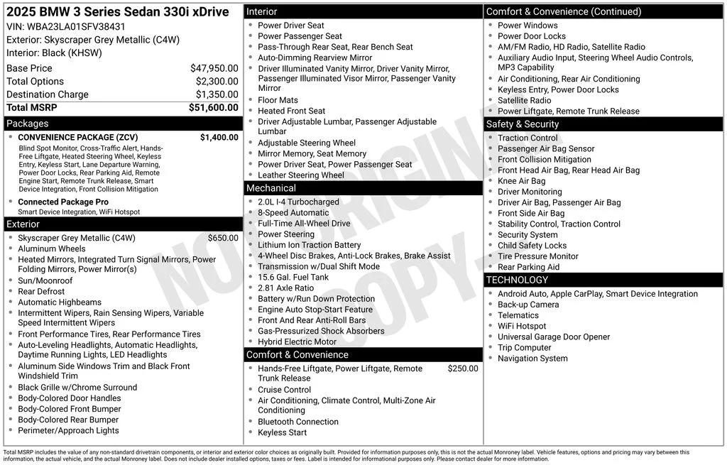 bmw 3 series 2025 WBA23LA01SFV38431 image bmw 3 series 2025 WBA23LA01SFV38431 image